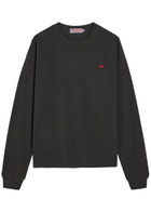Spence Logo-embroidered Piqué Cotton Racquet T-shirt Black