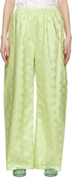 SUPER YAYA Green Noucki Judo Trousers