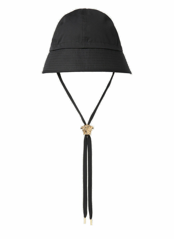 Photo: Versace Medusa Bucket Hat male Black