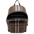 Burberry Brown E-Canvas Giant Check Backpack