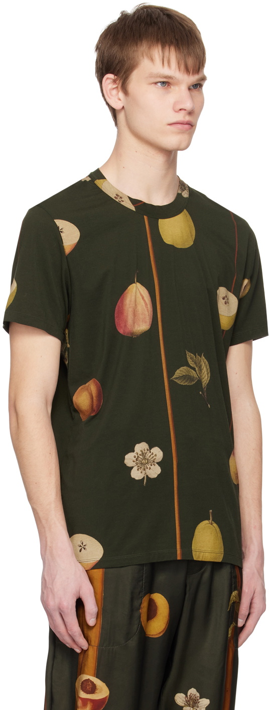UMA WANG Green Joseph T-Shirt