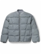 Rick Owens - Reflex Oversized Quilted Reflective Shell Down Jacket - Gray