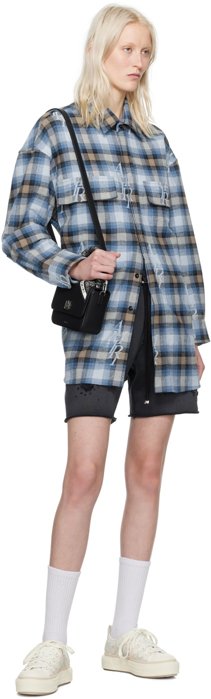 AMIRI Black Bandana Micro Ma Bag