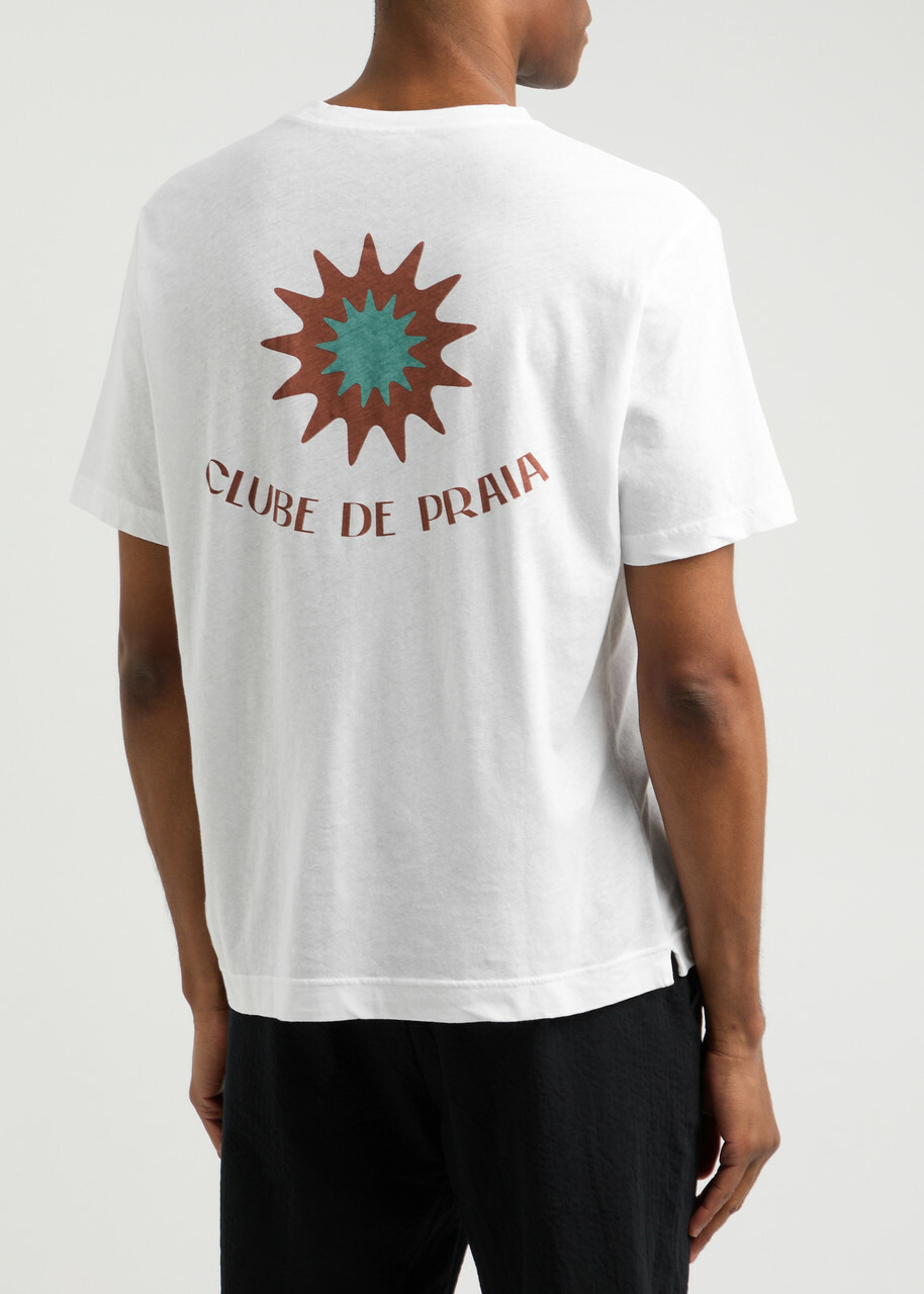 Frescobol carioca Dinis Clube De Praia Cotton T-shirt White