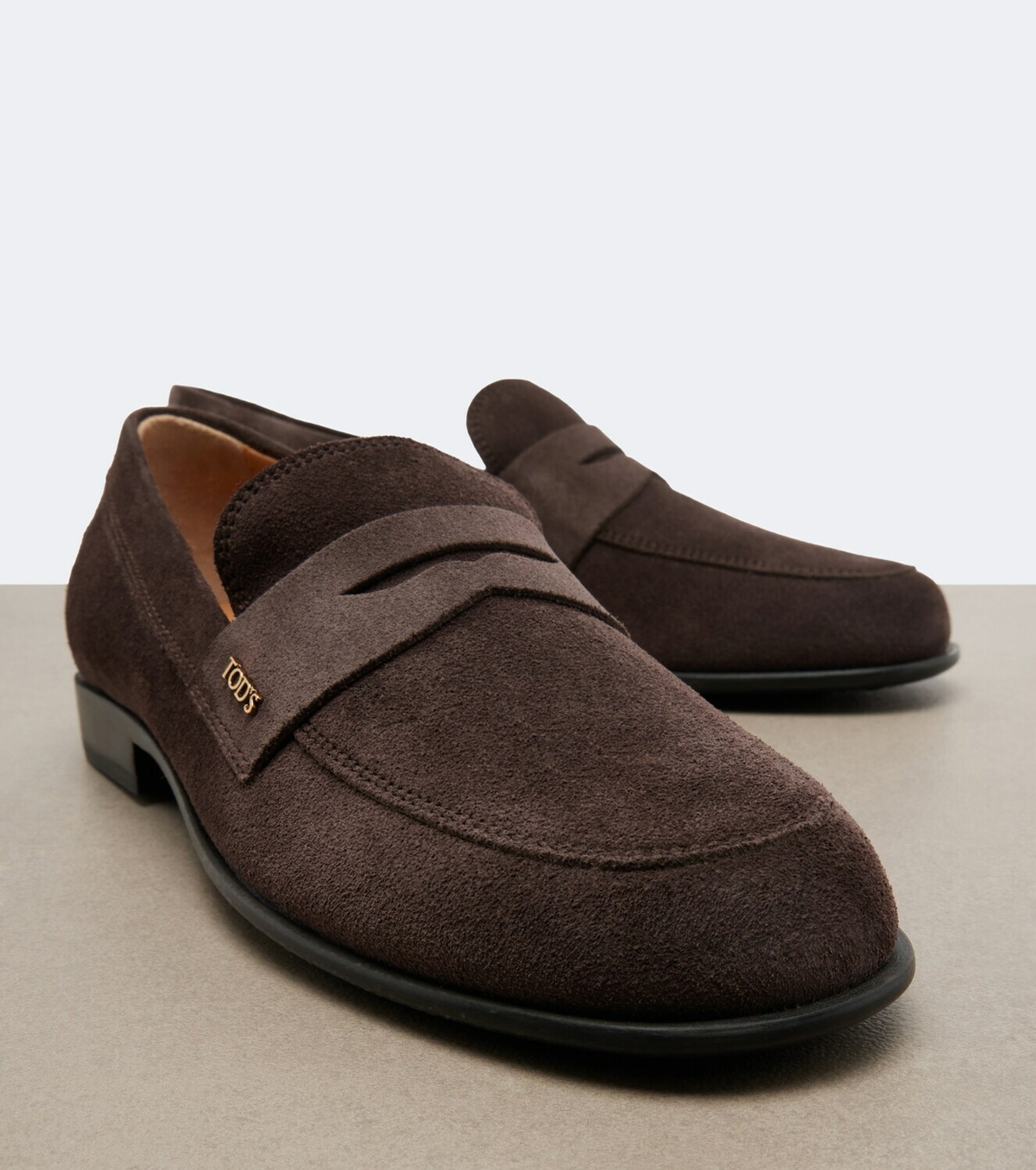 Tod's Suede penny loafers