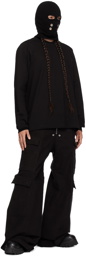 Rick Owens Black Crewneck Sweatshirt