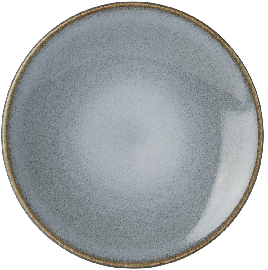JAR CERAMISTES Black Tourron Dessert Plate Set