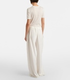 The Row Faz linen-blend wide-leg pants