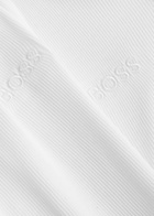 Boss Logo-embroidered Cotton Tank set of Three White