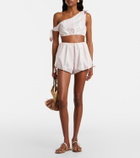 Posse Rosie striped cotton shorts