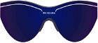 Balenciaga Blue Ski Cat Sunglasses
