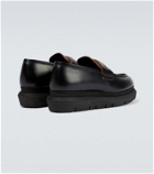 Sacai Coin leather loafers