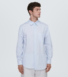 Loewe Asymmetric cotton poplin shirt