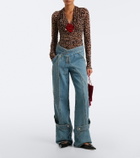 Blumarine Wide-leg jeans