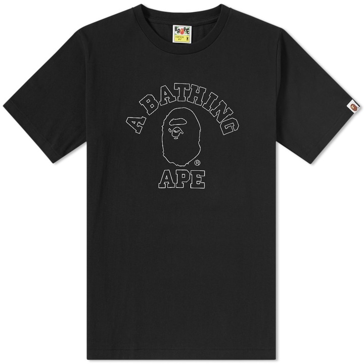 Photo: A Bathing Ape Hologram College Tee