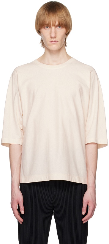 Photo: Homme Plissé Issey Miyake Off-White Release-T 2 T-Shirt