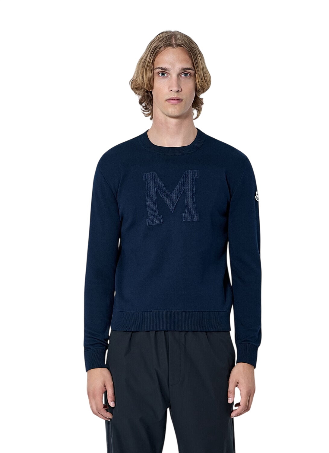 Moncler Gamme Bleu Chevron Polo Blue Moncler