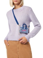 MC2 Saint Barth Wooly Key Holder With Pied De Poule Pattern