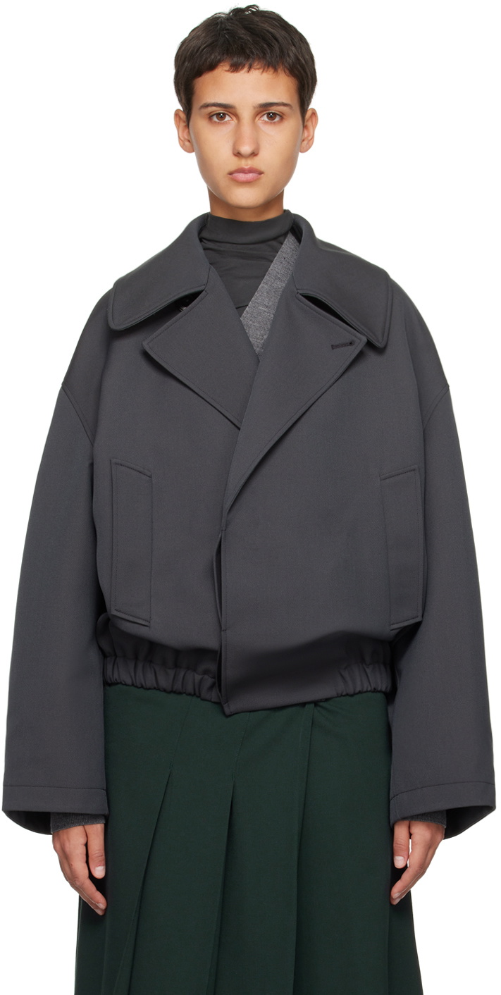 LEMAIRE Gray Short Jacket Lemaire