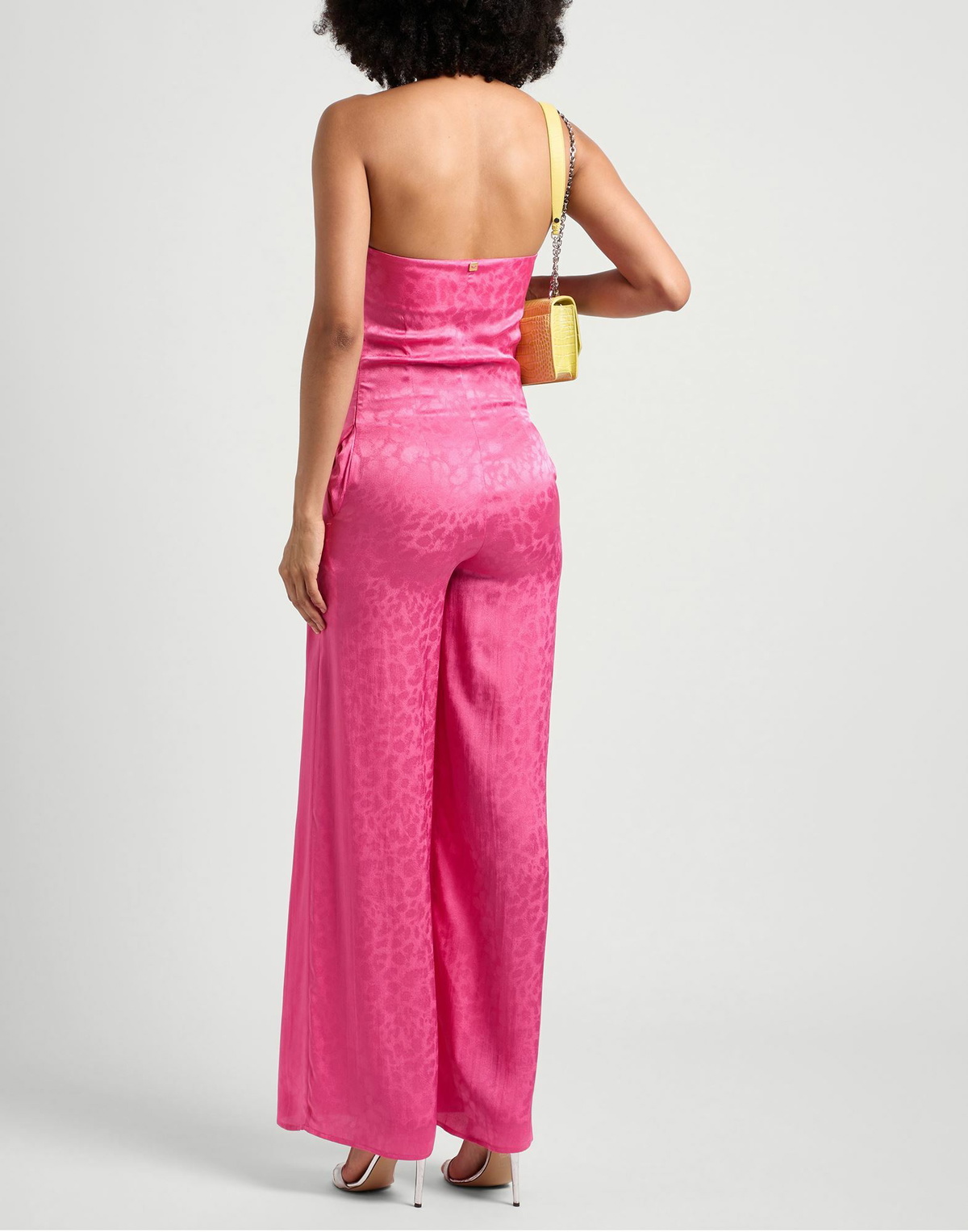 Manila Grace Womens Jumpsuit Fuchsia