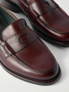 Drake's - Charles Leather Penny Loafers - Burgundy