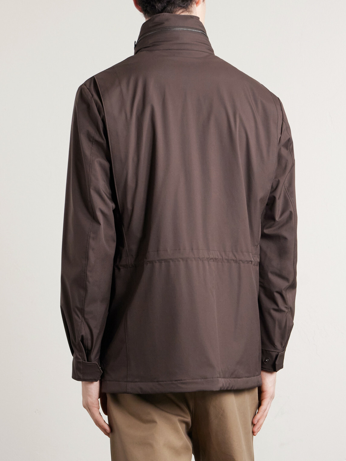 Loro Piana - Traveller Windmate Storm System® Shell Hooded Field Jacket - Brown