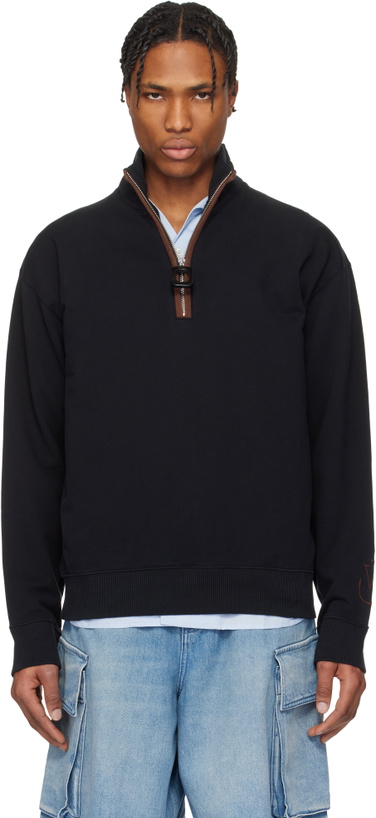 Photo: JW Anderson Black Half Zip Sweatshirt
