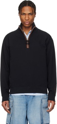 JW Anderson Black Half Zip Sweatshirt