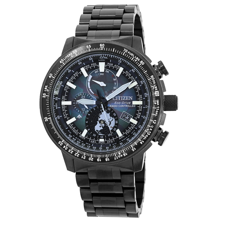 Photo: Citizen Promaster World Time Blue Dial Mens Watch BY3005-56E