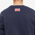 Kenzo Men's Logo Print Crew Sweat in Midnight Blue