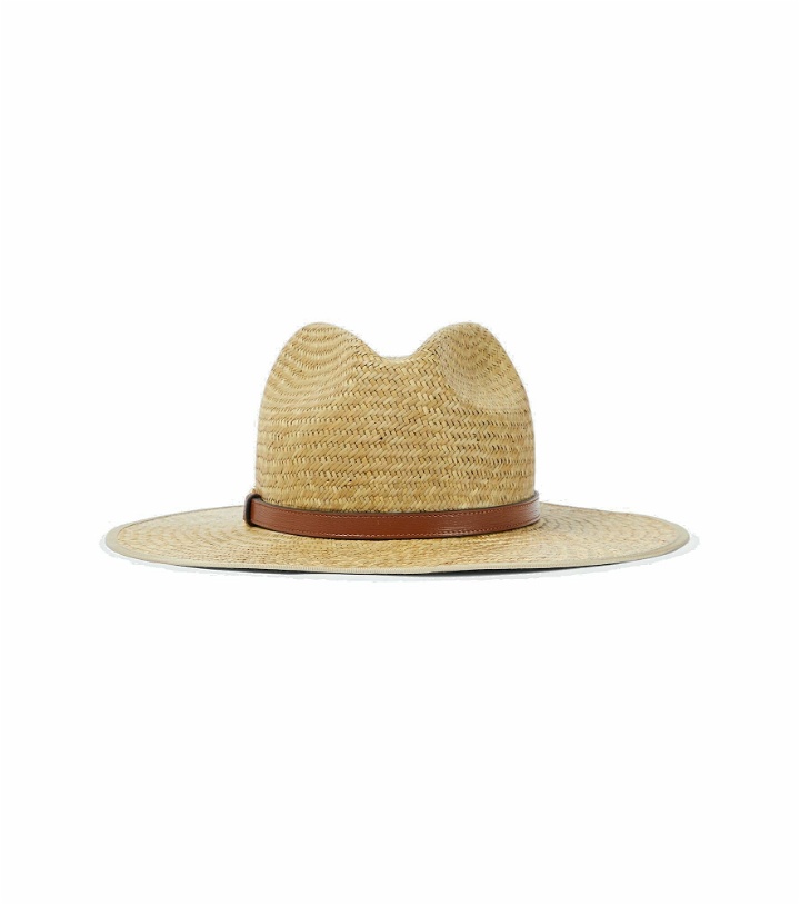 Photo: Gucci - Straw hat with Horsebit
