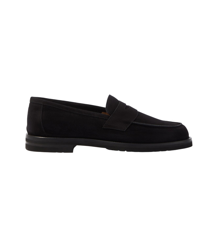 Photo: Thom Sweeney Suede penny loafers