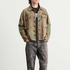 Mastercraft Union Men's Shuri Herringbone Overshirt in Green