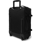 Eastpak - Tranverz Small 51cm Leather-Trimmed Canvas Carry-On Suitcase - Black