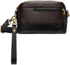 master-piece Brown & Black Gloss Shoulder Bag