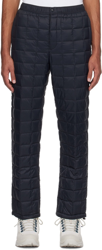Photo: TAION Black Quilted Down Trousers