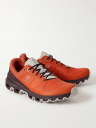 ON - Cloudventure Rubber-Trimmed Mesh Running Sneakers - Orange