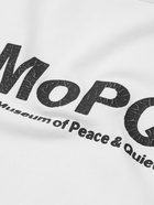 Museum Of Peace & Quiet - Logo-Print Cotton-Jersey T-Shirt - White