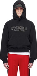 Martine Rose Black Shrunken Hoodie