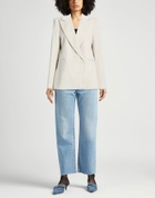 Manila Grace Womens Blazer in Cream