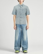 Amiri Mens Denim shirt in Blue