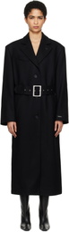 MISBHV Black Stockholm Wool Coat