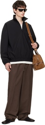 Fear of God ESSENTIALS Brown Pleat Front Trousers