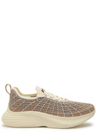 Athletic Propulsion Labs Zipline Embroidered Knitted Sneakers Brown