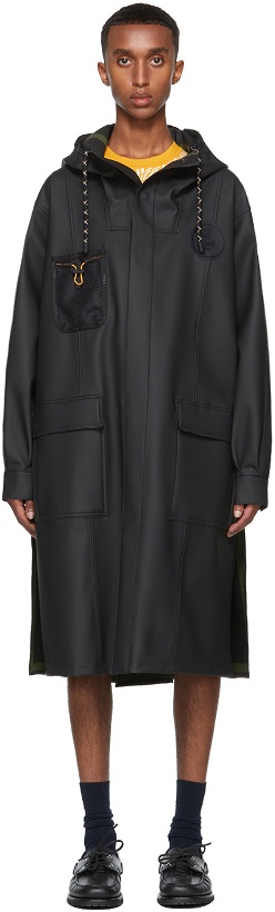 Photo: Fendi Black Coated Rain Coat