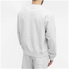 Sporty & Rich Men's Wellness Ivy Boucle Crew Sweat in Heather Grey/Sports Red