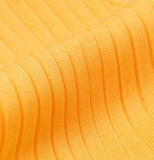 Charvet - Ribbed Cotton Socks - Yellow