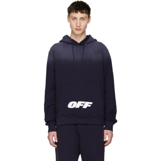 Photo: Off-White Blue Wing Off Logo Hoodie