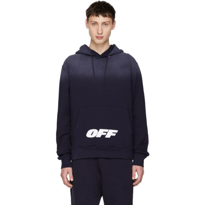 Photo: Off-White Blue Wing Off Logo Hoodie