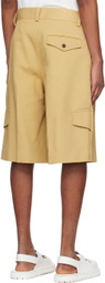 Recto Beige Boat Cargo Shorts